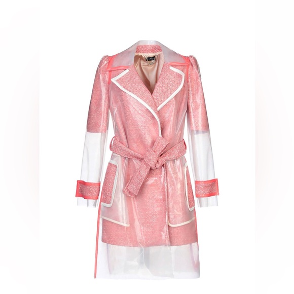Elisabetta Franchi runway rain coat/ trench coat S - Picture 11 of 11